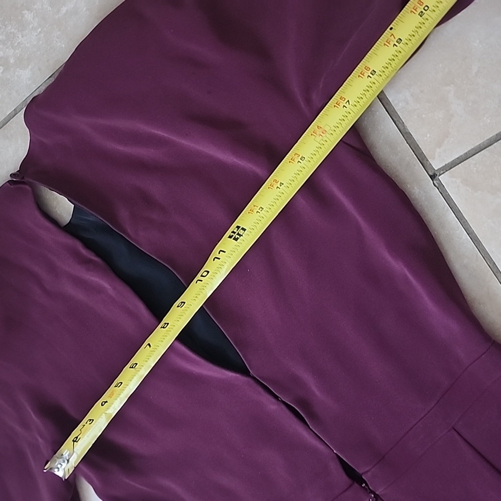 Gucci Plum Long Sleeve Silk Dress Size 42 For Size 4 In US - Picture 14 of 16